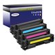 Lot de 4 Toners Lasers compatibles pour imprimante HP Color LaserJet Pro M252dw - T3AZUR