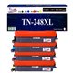 4x Toners compatibles avec Brother TN248, TN248XL (Noir+Couleur