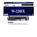 T3AZUR - 220X/220A Toner compatible avec W2201X / W2201A compatible avec HP Color LaserJet Pro 4202, MFP 4302, 4303 Cyan