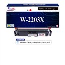 T3AZUR - 220X/220A Toner compatible avec W2203X / W2203A compatible avec HP Color LaserJet Pro 4202, MFP 4302, 4303 Magenta