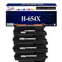 T3AZUR - Toner générique HP CF330X (654X) Noir 