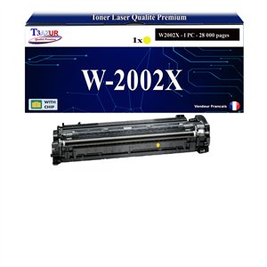 T3AZUR - Toner compatible avec HP Color LaserJet Enterprise M751dn remplace HP W2002X / W2002A (HP 658X/658A)- Jaune