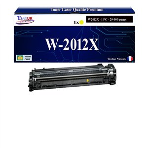 T3AZUR - Toner compatible avec HP Color LaserJet Enterprise M856dn, M856x remplace HP W2012X / W2012A (HP 659X/659A)- J