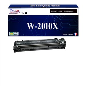 T3AZUR - Toner compatible avec HP Color LaserJet Enterprise M856dn, M856x remplace HP W2010X / W2010A (HP 659X/659A)- N