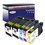 Lot de 5 Cartouches compatibles pour Canon PGI1500XL (9195B001) (2Bk/1C/1M/1Y) - T3AZUR
