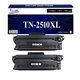 T3AZUR - 2x Toners compatibles avec Brother MFC-L2800DW, MFC-L2827DW, MFC-L2827DWXL, TN2510, TN2510XL 