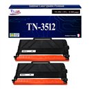 T3AZUR - Toner compatible Brother TN3512 Noir - 12 000 pages