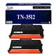 T3AZUR - 2x Toners compatibles avec Brother TN3512 Noir - 12 000 pages