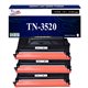 T3AZUR - 3x Toners compatibles Brother TN3520 Noir - 20 000 pages