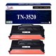 T3AZUR - 2x Toners compatibles Brother TN3520 Noir - 20 000 pages