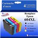 4x Cartouches compatibles avec  Epson 604 XL 