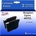 8 cartouches d'encre compatibles 603XL pour Epson WorkForce WF-2810DWF+10f PPA6