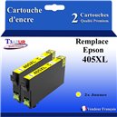 T3AZUR - Cartouche compatible Epson 405XL (C13T05H14010/C13T05G14010)- Noire - 25ml
