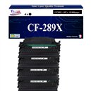 T3AZUR  - 4x Toner/Laser générique HP CF289A (89A)  Noir