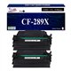 T3AZUR  - 2x Toner/Laser générique HP CF289X (89X)  Noir