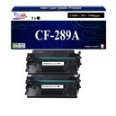 T3AZUR  - 2x Toner/Laser générique HP CF289A (89A)  Noir