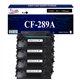 T3AZUR  - 4x Toner/Laser générique HP CF289A (89A)  Noir