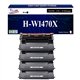T3AZUR - 4x Toners compatibles HP 147X (W1470X)  Noir