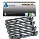 T3AZUR - Lot de 4 Toners compatibles avec HP CF294A (94A) Noir