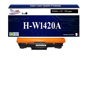 T3AZUR  - Toner/Laser g&eacute;n&eacute;rique HP W1420A (142A)   Noir