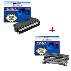  Toner+Tambour compatible Brother HL5240 / 5250 / 5270 / 5280+ Pack 20 papiers photos A6 230gr