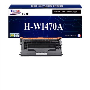 T3AZUR - Toner compatible HP 147A (W1470A)  Noir