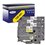 4 x Rubans d'étiquettes laminées générique Brother TZe651 - Texte noir sur fond jaune - Largeur 24 mm x 8 mètres