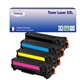 Lot de 4 Toners compatibles avec Canon 045H pour Canon LBP-611Cn, LBP-613Cdw, LBP-621Cw, LBP-623Cdw