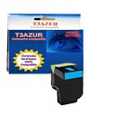 80C2SC0- Toner Laser g&eacute;n&eacute;rique pour Lexmark CX310/410/510 Cyan (Grand Capacit&eacute;)