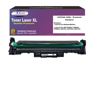 T3AZUR  - Kit Tambour compatible avec HP 32A remplace HP CF232A (23 000 pages)