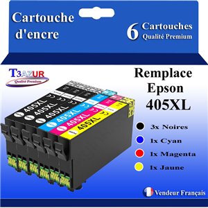 6x cartouches compatibles avec Epson 405XL