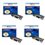 Lot de 4 Toner compatible Brother MFC9460CDN / MFC9465CDN / MFC9970CDW
