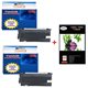 Lot 2 Toner compatible Brother TN2000+ Pack 20 papiers photos A6 230gr