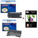 Toner +Tambour compatible Brother TN2000+ DR2000+ Pack 20 papiers photos A6 230gr