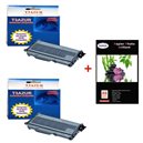 Lot 2 Toner compatible Brother HL2140 / 2150N / 2170W+ Pack 20 papiers photos A6 230gr  