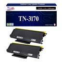 Lot 2 Toner compatible Brother TN3170+ Pack 20 papiers photos A6 230gr  