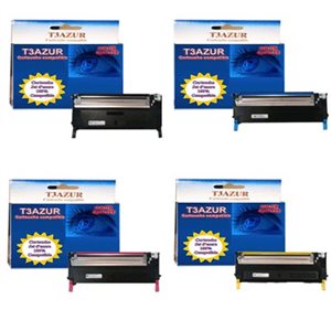 Lot de 4 Toners remanufacturé Samsung CLP364 / CLP365