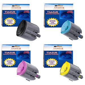 Lot de 4 Toners compatible Samsung CLX2160 / CLX3160FN Lot de 4 Toners compatible Samsung CLX2160 / CLX3160FN