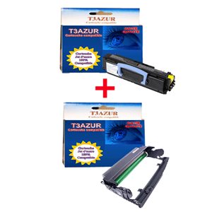 Tambour+Toner DELL Laser 1720 / 1720dn  Noir - Compatible Tambour+Toner DELL Laser 1720 / 1720dn  Noir - Compatible