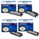 T3AZUR - Lot de 4 Toner générique pour DELL 3110CN 
