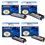 T3AZUR - Lot de 4 Toner générique pour DELL 3110CN 