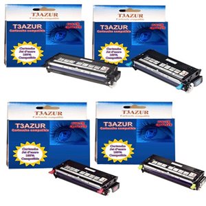 4 Toner DELL 3110 / 3110cn - Compatible 