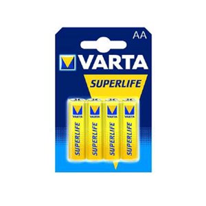 Pack de 4 piles Varta Superlife R06 Mignon AA