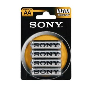 Pack de 4 piles SONY Zink-Chlorid Ultra R03 Micro AAA