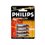 Pack de 4 Piles Philips Powerlife LR03 Micro AAA