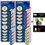 Lot de 20 cartouches compatibles pour HP Photosmart 7510 / 7520+Pack de 20 papiers photos A6 230gr
