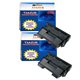 Lot de 2 Toner compatible pour Epson EPL N3000