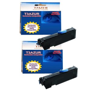 Lot de 2 Toner compatible pour Epson ACULASER M2000 