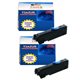 Lot de 2 Toner compatible pour Epson ACULASER M2000 