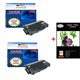 Lot de 2 Toner compatible Lexmark E120 / E120N + Pack de 20 papiers photos A6 230gr